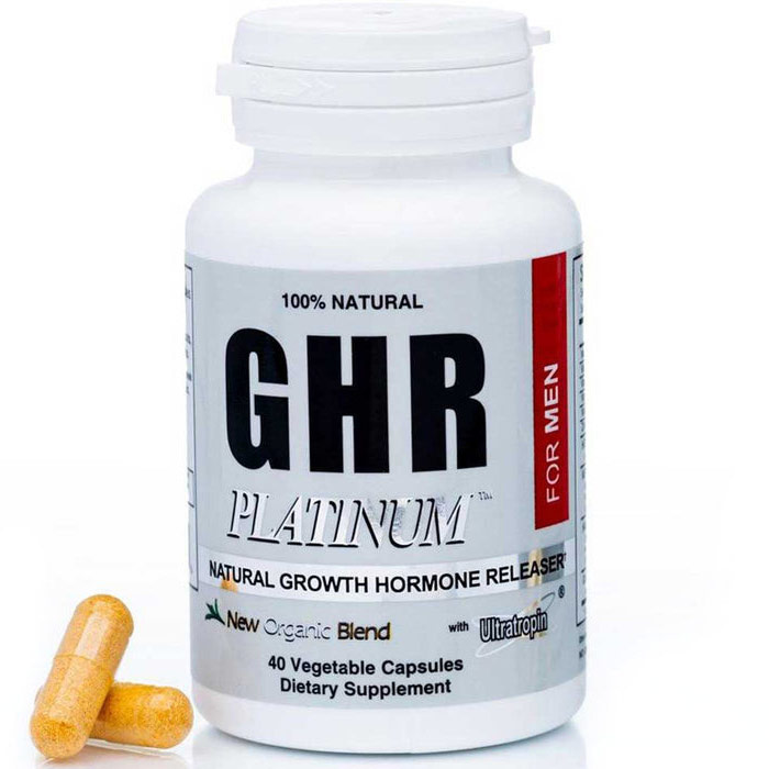 GHR Platinum for Men, 40 Capsules, Natures Technology