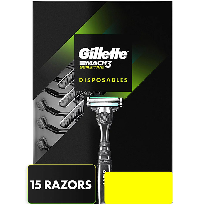 Gillette MACH3 Disposable Razor, 14 Razors
