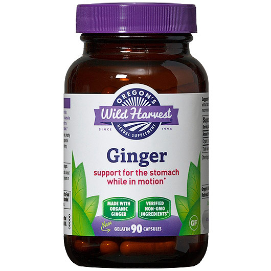 Ginger, Organic, 90 Capsules, Oregons Wild Harvest