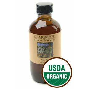 Ginger Root Extract Liquid 4 oz Organic, StarWest Botanicals