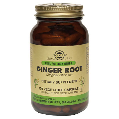 Solgar Ginger Root - Full Potency, 100 Vegetable Capsules, Solgar