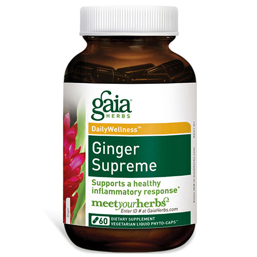 Ginger Supreme, 60 Liquid Phyto-Caps, Gaia Herbs