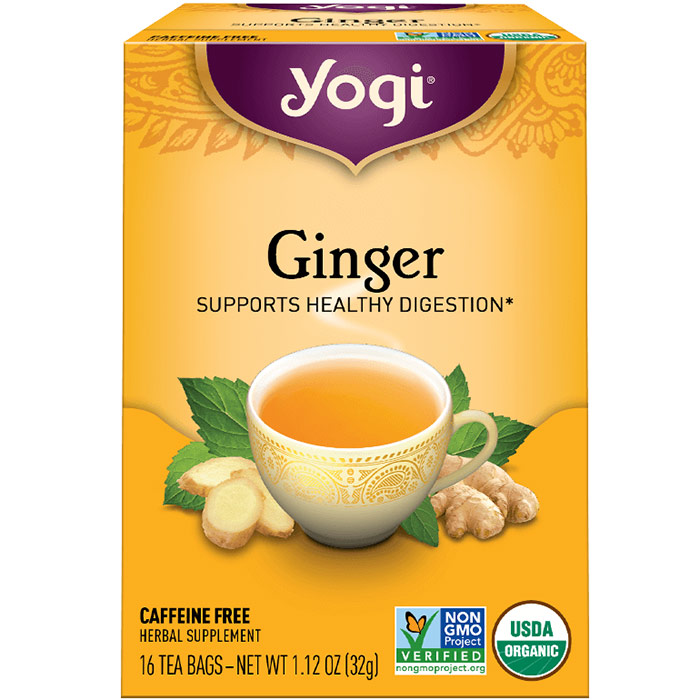 Ginger Tea (Digestive Aid) 16 tea bags from Yogi Tea