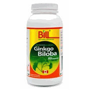 Ginkgo Biloba 60 mg, 120 Capsules, Bill Natural Sources