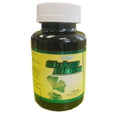 Ginkgo Biloba Extract, 60 mg, 100 capsules