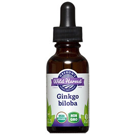 Ginkgo Biloba Liquid Extract, Organic, 1 oz, Oregons Wild Harvest