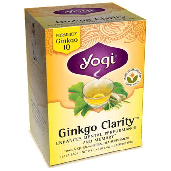 Yogi Tea Ginkgo Clarity Tea (Brain Support) 16 tea bags from Yogi Tea