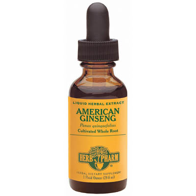 Ginseng Extract (American) Liquid, 4 oz, Herb Pharm