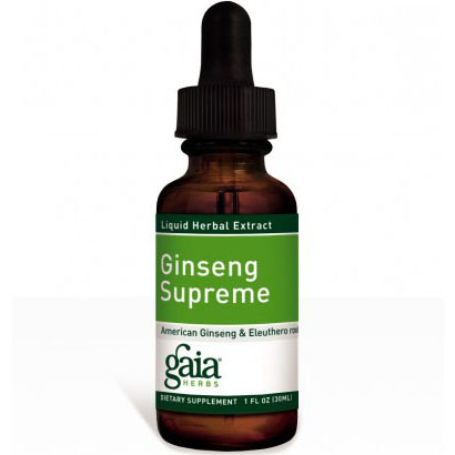 Ginseng Supreme Liquid, 1 oz, Gaia Herbs