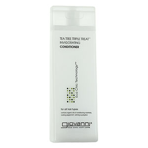 Tea Tree Triple Treat Invigorating Conditioner Travel Size, 2 oz, Giovanni Cosmetics