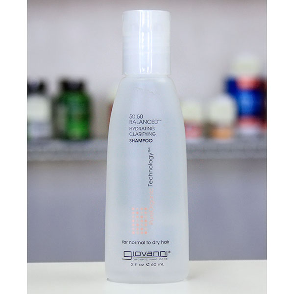 50:50 Balanced Hydrating-Clarifying Shampoo, Travel Size, 2 oz, Giovanni Cosmetics