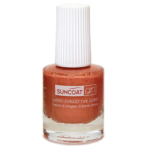 Suncoat Girl Water-Based Peelable Nail Polish for Kids, Delicious Peach, 0.27 oz, Suncoat Products, Inc.