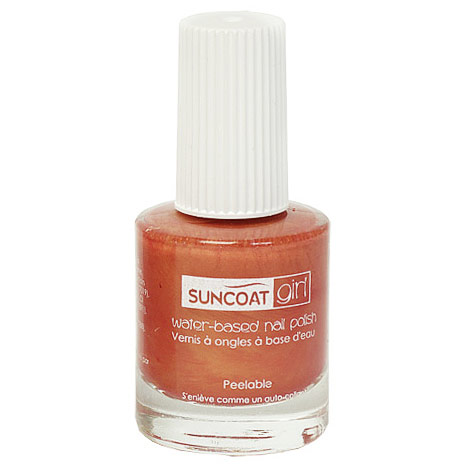 Suncoat Girl Water-Based Peelable Nail Polish for Kids, Golden Sunlight, 0.27 oz, Suncoat Products, Inc.