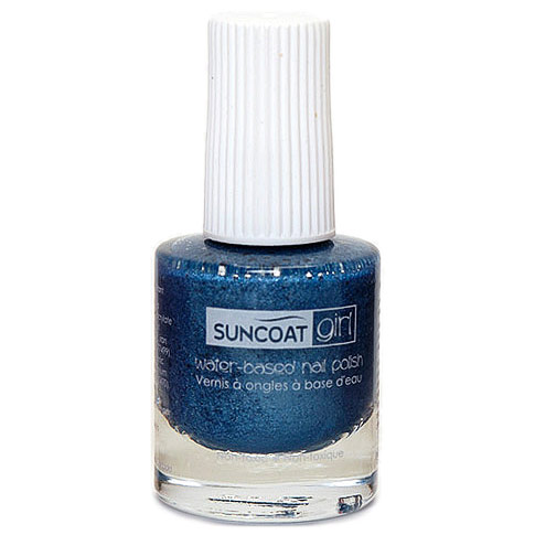 Suncoat Girl Water-Based Peelable Nail Polish for Kids, Mermaid Blue, 0.27 oz, Suncoat Products, Inc.