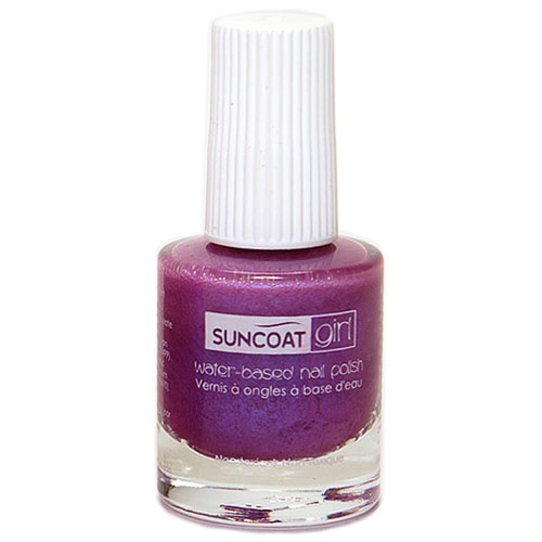 Suncoat Girl Water-Based Peelable Nail Polish for Kids, Princess Purple, 0.27 oz, Suncoat Products, Inc.