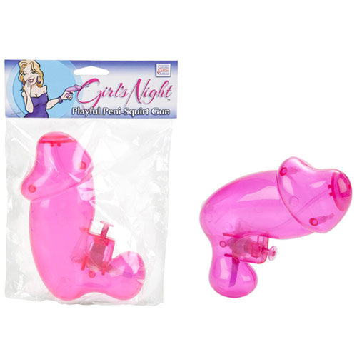 Girl's Night Playful Peni-Squirt Gun, Pink, California Exotic Novelties