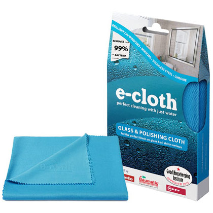 E-cloth Glass & Polishing Cloth, Assorted Colors, 1 pc, E-cloth Cleaning Cloth