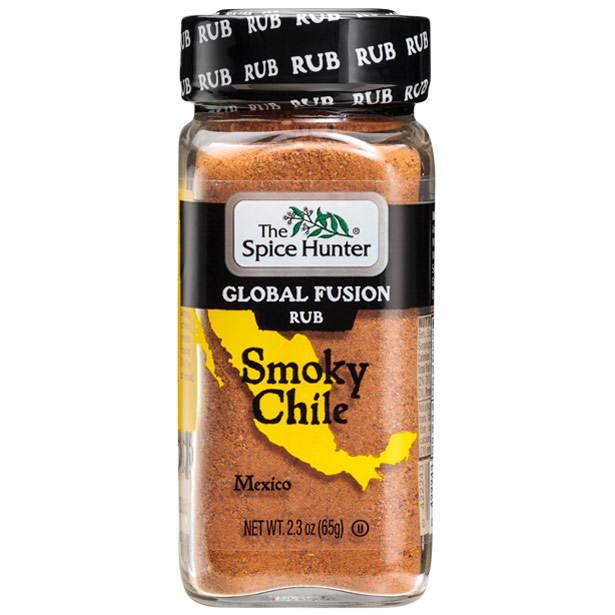Smoky Chile Global Fusion Rub, 2.3 oz x 3 Jars, Spice Hunter