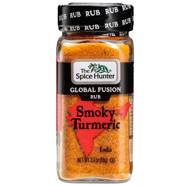 Smoky Turmeric Global Fusion Rub, 2.4 oz x 3 Jars, Spice Hunter