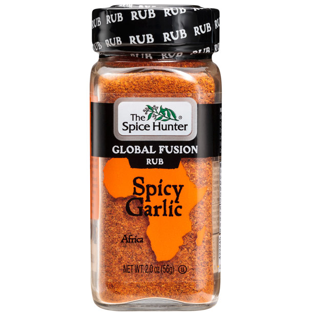 Spicy Garlic Global Fusion Rub, 2 oz x 3 Jars, Spice Hunter