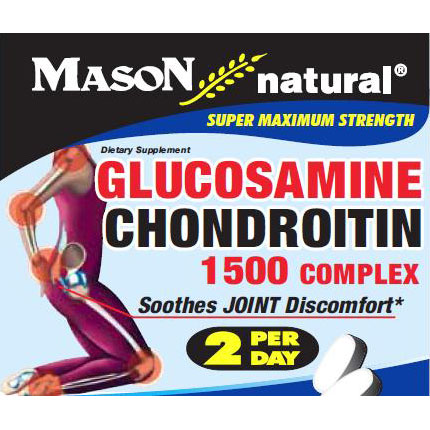 Glucosamine & Chondroitin 1500 Complex, 60 Tablets, Mason Natural