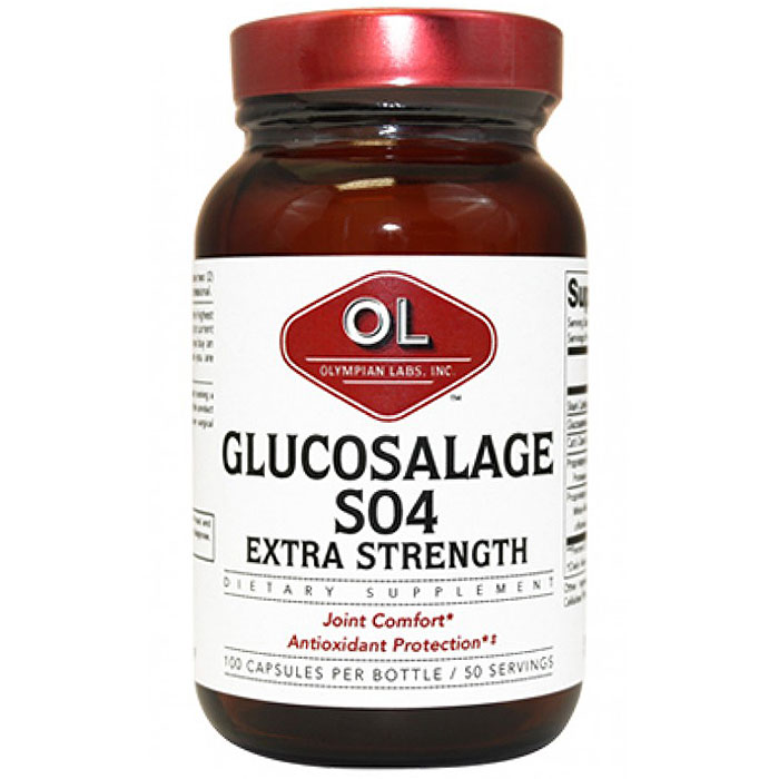 Olympian Labs Glucosalage S04 Extra Strength, 100 Capsules, Olympian Labs
