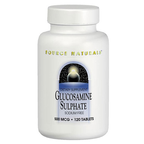 Source Naturals Glucosamine Sulfate 500mg 60 tabs from Source Naturals