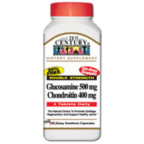 Glucosamine & Chondroitin Double Strength 150 Capsules, 21st Century Health Care