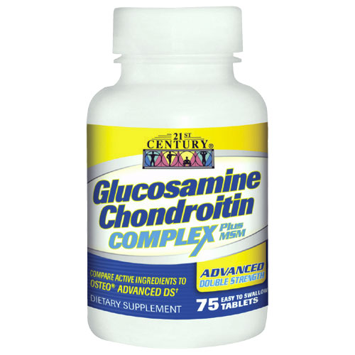 Glucosamine Chondroitin Complex Plus MSM, 80 Coated Tablets, 21st Century Health Care