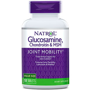 Glucosamine Chondroitin & MSM, 150 Tablets, Natrol