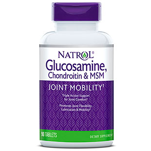 Natrol Glucosamine Chondroitin & MSM 90 tabs from Natrol