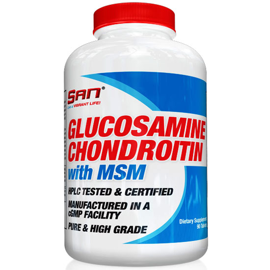Glucosamine Chondroitin with MSM, 90 Tablets, SAN Nutrition