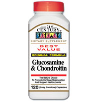 Glucosamine & Chondroitin Original Strength 120 Capsules, 21st Century Health Care