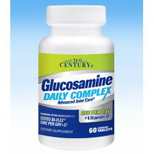 Glucosamine Daily Complex, One Per Day Plus Vitamin D3, 60 Tablets, 21st Century Health Care
