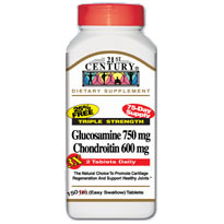 Glucosamine & Chondroitin Triple Strength 150 Tablets, 21st Century Health Care