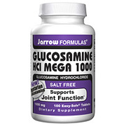 Jarrow Formulas Glucosamine HCl Mega 1000, Salt Free, 100 Easy-Solv tabs, Jarrow Formulas