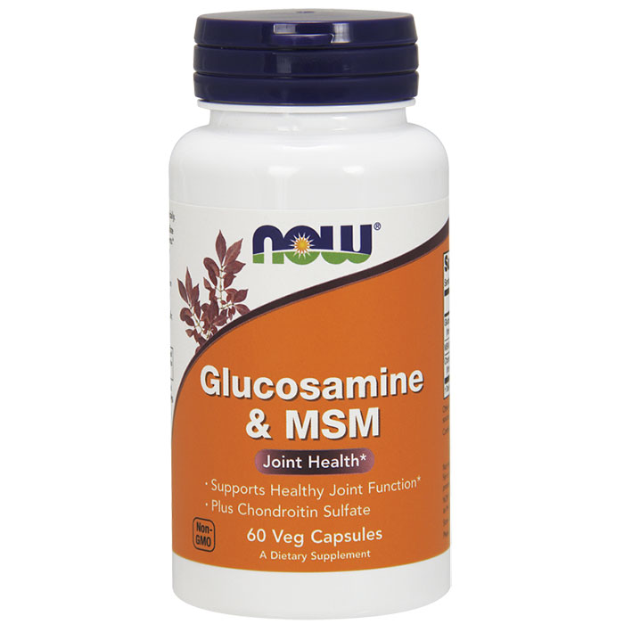 Glucosamine & MSM, 60 Veg Capsules, NOW Foods