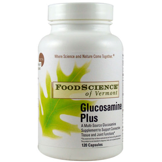 FoodScience Of Vermont Glucosamine Plus, 120 Capsules, FoodScience Of Vermont