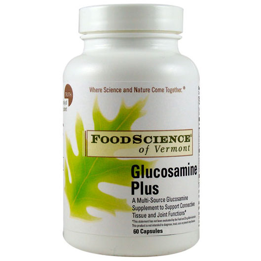 FoodScience Of Vermont Glucosamine Plus, 60 Capsules, FoodScience Of Vermont