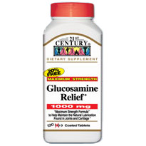 Glucosamine Relief 1000 mg 120 Tablets, 21st Century Health Care