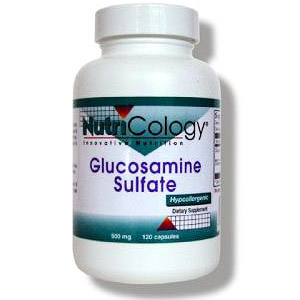 NutriCology/Allergy Research Group Glucosamine Sulfate 500mg 120 caps from NutriCology