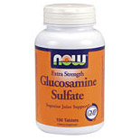 NOW Foods Glucosamine Sulfate 2200mg Extra Strength 100 Tabs, NOW Foods
