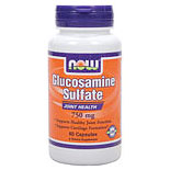 NOW Foods Glucosamine Sulfate 750 mg, 60 Capsules, NOW Foods