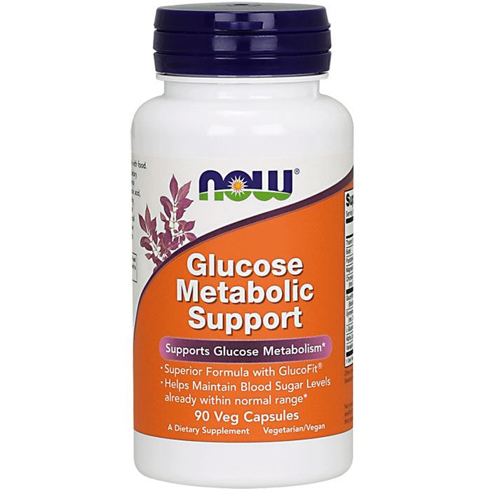 Glucose Metabolic Support ( Glucose Metabolism ) 90 Caps, NOW Foods