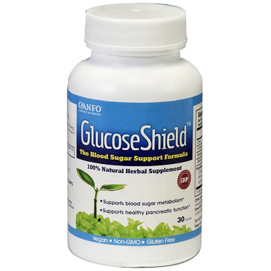 Canfo Natural Products GlucoseShield, Blood Sugar Support Formula, 30 Tablets, Canfo Natural Products