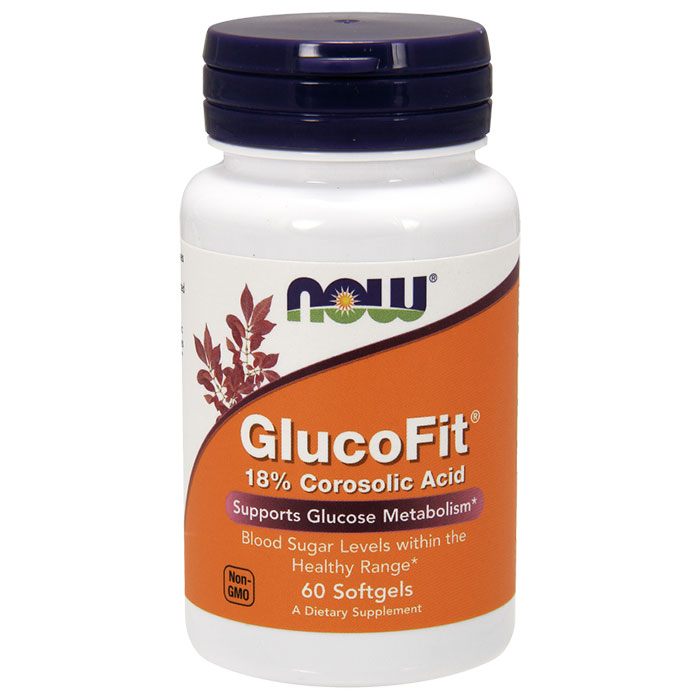 GlucoTrim 24mg (From Crepe Myrtle) 60 Softgels, NOW Foods