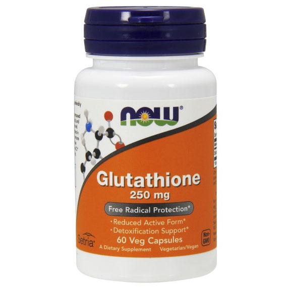 Glutathione (L-Glutathione) 250mg 60 Caps, NOW Foods