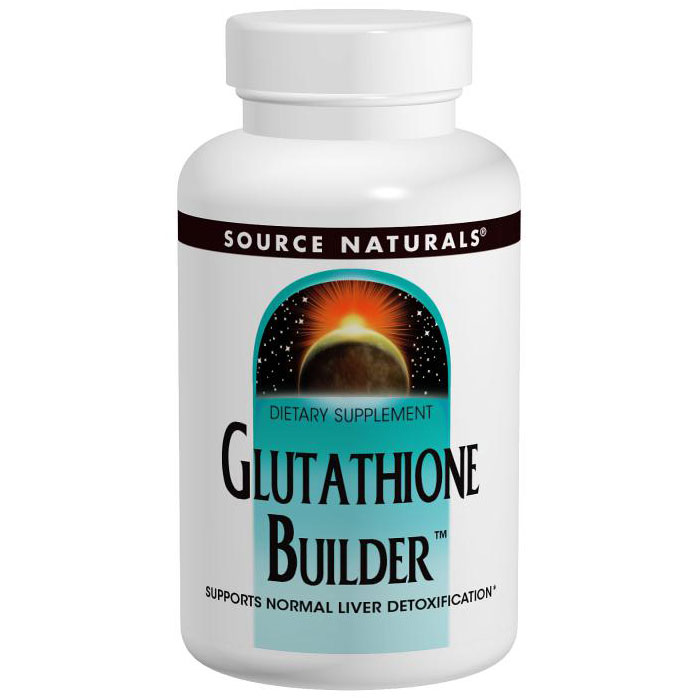Glutathione Builder, Supports Normal Liver Detoxification, 45 Tablets, Source Naturals