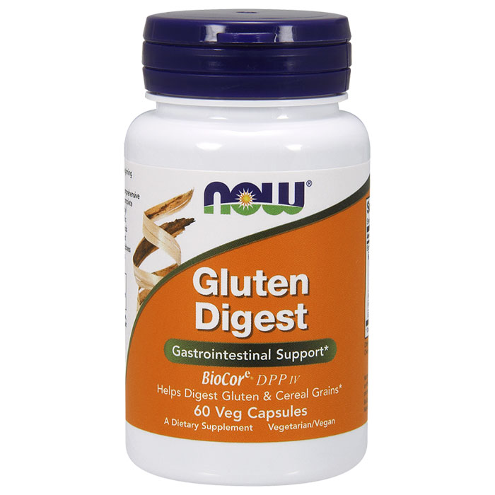 Gluten Digest Enzymes, 60 Vcaps, NOW Foods