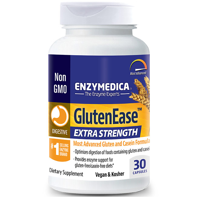 GlutenEase Extra Strength, 30 Capsules, Enzymedica